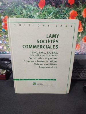 Lamy Societes commerciales, Mestre și Velardocchio, Paris 2006, 132 foto