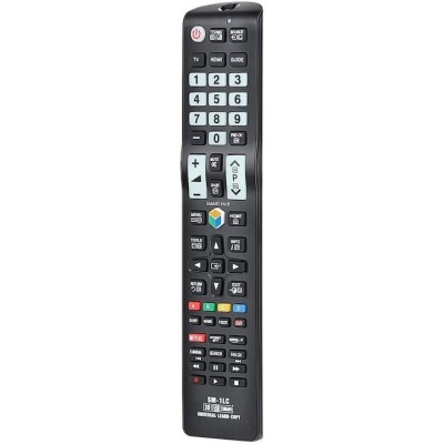 Telecomanda Universala pentru TV LCD/LED Samsung, Material ABS, Tehnologie infrarosu, Compacta, Negru foto