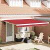 VidaXL Material de schimb pentru cortină pentru cadru de 4x3 m Roșu