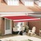 Material de &icirc;nlocuire pentru copertină Roșu 400 &times; 300 cm P&acirc;nză