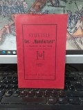 Statutele Soc. Manufactură a Muncitorilor din Doc. Docuri Galați pentru ajutor reciproc, Tip. Progresul M. Strulowitz, Galatz Galați 1911, 054