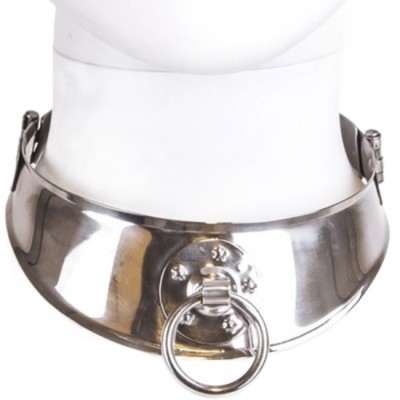 METAL HARD - RESTRAINT COLLAR WITH RING foto