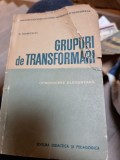 GRUPURI DE TRANSFORMARI - A. HAIMOVICI