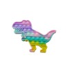 Jucarie pop it now &amp; flip it, push bubble dinozaur multicolor, Flippy