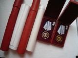 Lot Ordinul Meritul Militar cls. III + II RSR cu brevete