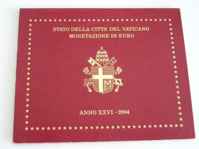 M1 C41 - Set monede - euro - Vatican - emis in anul 2004 foto