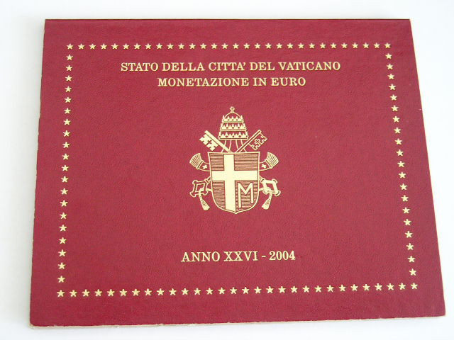 M1 C41 - Set monede - euro - Vatican - emis in anul 2004