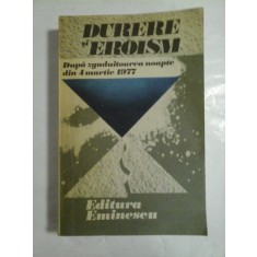 DURERE SI EROISM