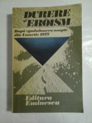 DURERE SI EROISM foto