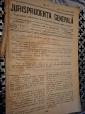 Revista Jurisprudența Generală, Anul II Nr.40 1924 - Vintilă Dongoroz si note scrise de D.Alexandresco