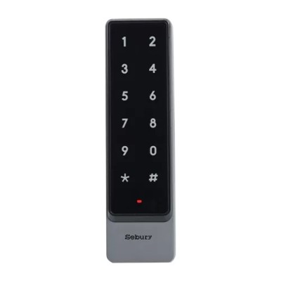 Controler stand-alone cu tastatura touch si cititor card EM 125kHz + Mifare 13.56MHz, carcasa antivandal - SEBURY SEB-sTouch2s foto