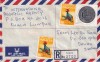 FILATELIE TEMATICA - PLIC MALAESIA TEMATICA PASARI AIRMAIL, Fauna, Stampilat
