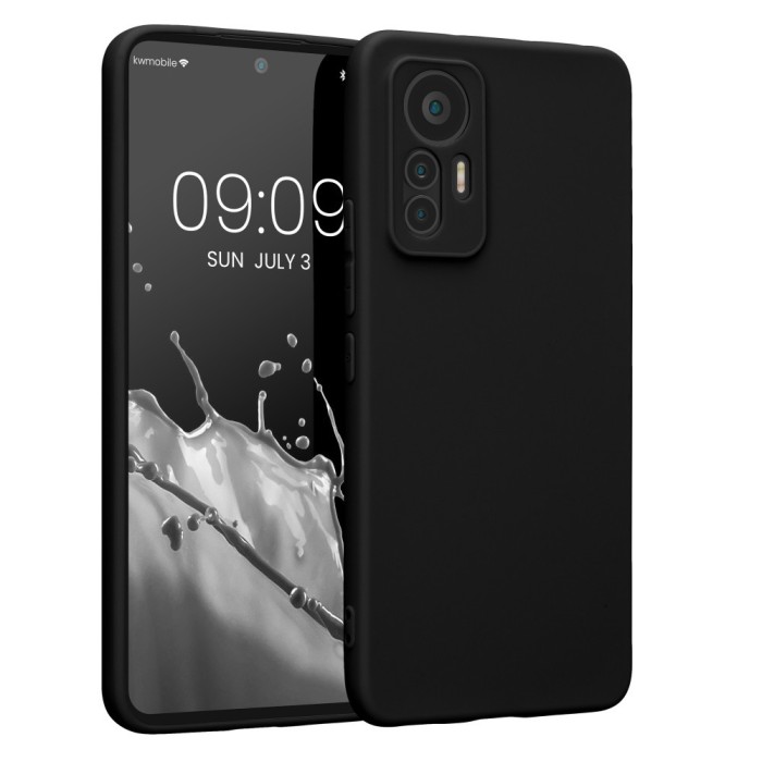 Husa Kwmobile pentru Xiaomi 12 Lite, Silicon, Negru, 59470.47