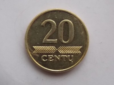 20 CENTU 1997 LITUANIA foto