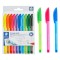 Set Pixuri Ballpen Staedtler, Model 4320, Multicolor, 10 Bucăți, Scriere Medie, Formă Triunghiulară Ergonomică