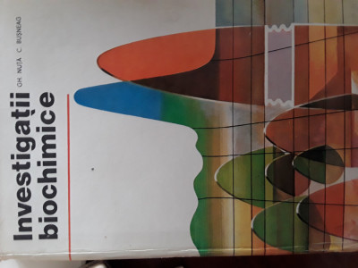 Investigatii biochimice Gh.Nuta, C.Busneag 1977 cartonata foto