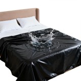 Cearsaf WetPlay PVC Bedsheet 210x200cm - negru