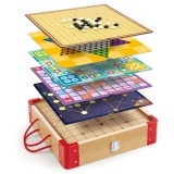 Set 22 jocuri clasice in cutie depozitare Hape