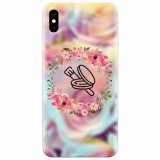 Husa silicon pentru Apple Iphone X, Make Up Expert