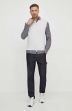 Sisley pulover barbati, culoarea gri, light
