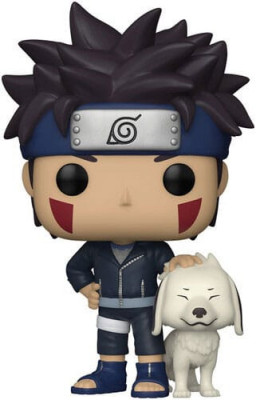 Naruto POP! Animation Vinyl Figure Kiba w/Akamaru 9 cm foto