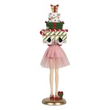 Cumpara ieftin Figurina Craciun polirasina multicolora 10x10x36 cm