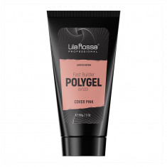 Polygel Lila Rossa Premium 106, 60 ml, lucios, uscare rapida, Cover Pink foto