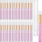 AZO 40 bucăți Pink Lash Shampoo Perii Set - 20buc Glitter Crystal Eyegenes Ex