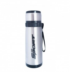 Termos din inox SPORT Argintiu, 600 ml, pereti dubli foto