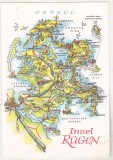 bnk cp Germania - Insula Rugen - harta - necirculata