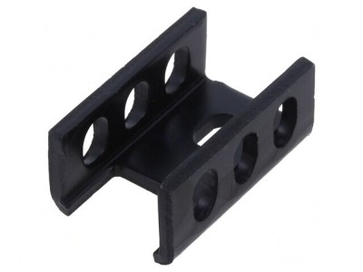 Radiator Negru TO220 25x16x11mm 18&amp;deg;C/W foto