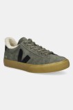 Veja sneakers din piele &icirc;ntoarsă Campo Winter culoarea verde, CW0320810A