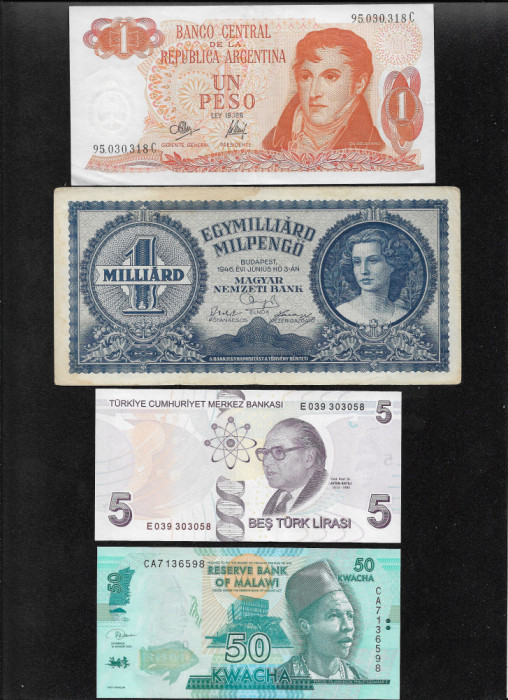 Set #89 15 bancnote de colectie (cele din imagini)