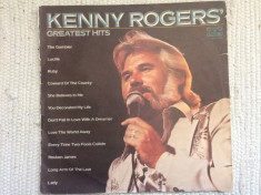 Kenny Rogers Greatest Hits disc vinyl lp muzica pop rock country balkanton foto