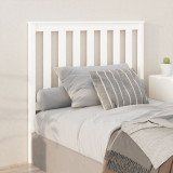 VidaXL Tăblie de pat, alb, 106x6x101 cm, lemn masiv de pin