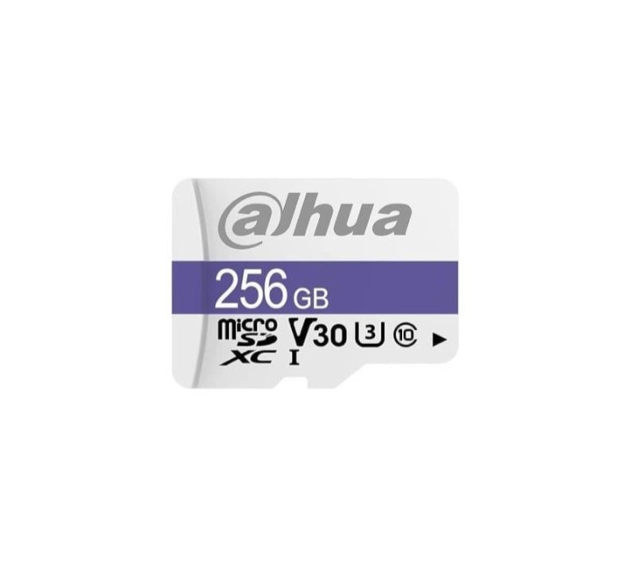Card de memorie Dahua microSD 256GB, DHI-TF-C100, Clasa 10 UHS-I V30, 90MB s, fara adaptor, supraveghere video
