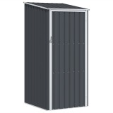 vidaXL Șopron de grădină, 87 x 98 x 159, antracit, oțel galvanizat 46291
