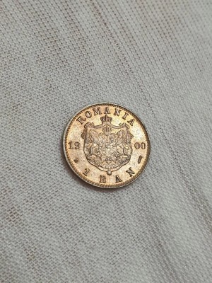 1 ban 1900 UNC luciu foto