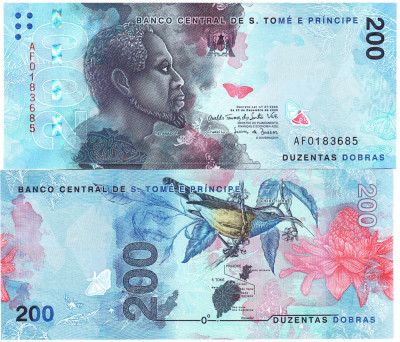 Sao Tome si Principe 200 Dobras 2020-21 P-81 UNC foto