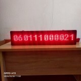 Panou publicitar Led Display Roșu 100cm x 20 cm