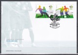 Portugalia 2006 - Cupa Mondială de Fotbal - Germania, Serie + Colita, 2 FDC - uri, 2 POZE, Stampilat