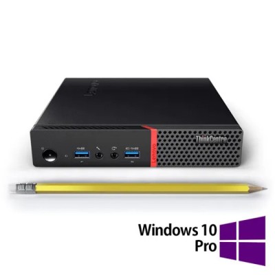 Calculator Refurbished Lenovo ThinkCentre M900 Mini PC, Intel Core i5-6500T 2.50GHz, 8GB DDR4, 256GB SSD + Windows 10 Pro foto