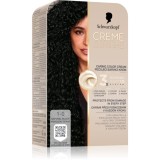 Schwarzkopf Creme Supreme Culoare permanenta pentru par culoare 1-0 Natural Black 60 ml