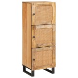 vidaXL Bufet cu depozitare Maro 90 x 33 x 75 cm Lemn de mango solid 4018073