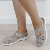 Cumpara ieftin Balerini gri din piele naturala 6839 M12