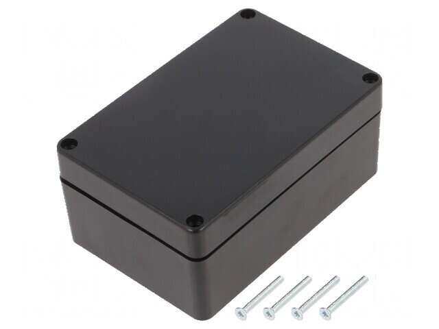 Carcasă universală ABS neagră IP67 70mm x 105mm x 45mm