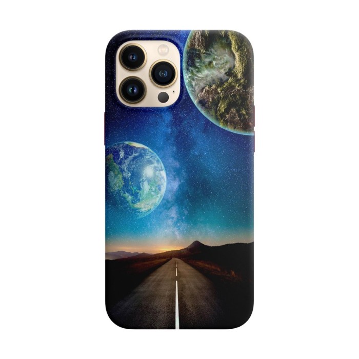 Husa compatibila cu Apple iPhone 13 model Milkway Road, Silicon, TPU, Viceversa