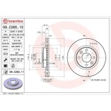 Set disc frana Dacia Logan 2 10.12-, Logan 3 (3k) 05.21-, Logan Mcv 2 02.13-, Sandero 2 10.12-, Sandero 3 01.21-, Sandero 06.08-; Renault Clio 4 (Bh)