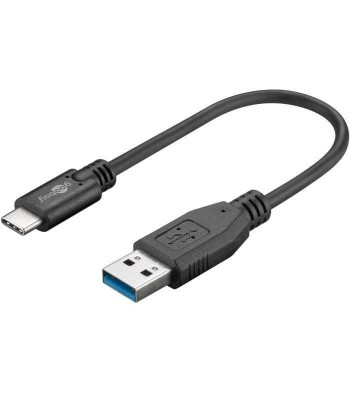 Cablu USB TYPE C - USB A 3.0 15cm sincronizare incarcare Super Speed foto