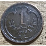MNDSTR AUT1 Austroungharia 1 heller 1895